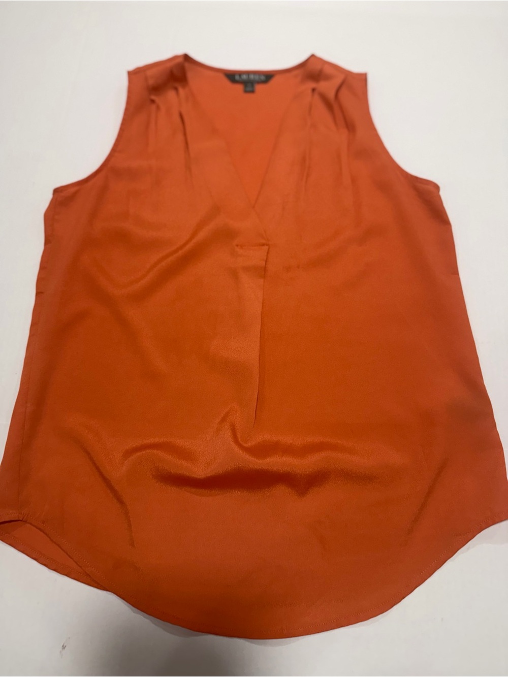 Ralph Lauren Sleeveless V-Neck Camisole - Rust